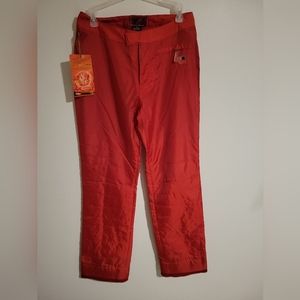 Johnny Blaze Flame Insulated Straight Snow Pant Size 7/8 Lightweight Nwt Red